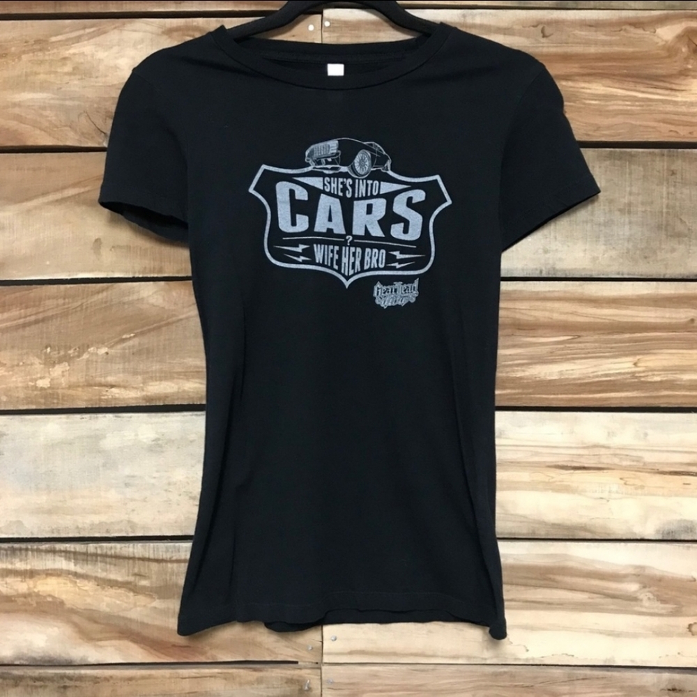 Car girl gear head diva she’s into cars wife tee